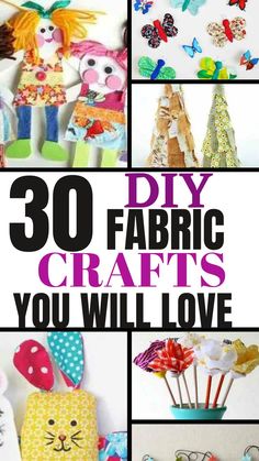 Want to DIY your crafts? These fabric crafts great level. If you're looking for the right fabric Crafts to make by yourself then come check them out in this board. You'll get all the DIY fabric craft lessons for free. Diy Fabric Crafts, Scrap Fabric Projects, Crafts Kids, Scrap Fabric, Leftover Fabric, Sunday School Crafts, Fabric Craft, Fabric Projects, Diy Fabric