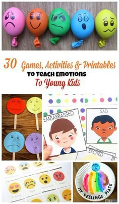 the top ten games, activities and printables to teach emotions to young kids