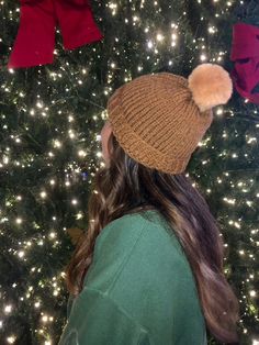 Cozy handmade crochet beanie perfect for the fall and winter! This beanie is hand knit in bulky weight blend of 80% acrylic and 20% wool in the color Dijon. Topped with a faux fur copper pom pom, this hat looks great with everything. Perfect gift for yourself or someone you love! Available for adults, children, and babies  Care Instructions: Machine wash warm, tumble dry low-medium Bonnet Au Crochet, Bonnet Crochet, Pom Beanie, Crochet Beanie, Skull Cap Beanie, Dijon, Handmade Crochet, Labour Day, Hand Knitting