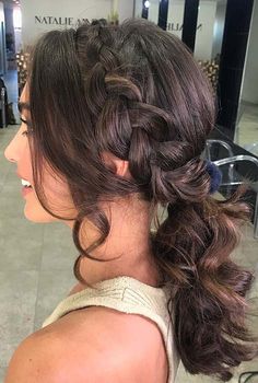 45 Elegant Ponytail Hairstyles for Special Occasions | Page 3 of 4 | StayGlam Elegant Ponytail Hairstyles, Hairstyles For Special Occasions, Braids With Shaved Sides, Pageant Hair, Hairstyles Ponytail, Curly Ponytail, Side Braid