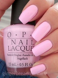 One of my friends had this nail polish on this weekend, and it was THE best nail color ever! Repinning to remind myself to buy it: OPI "Mod About You" :) Ideas Pedicure, Nails Yellow, Pink Nail Polish, Nails Pink, Pink Nail