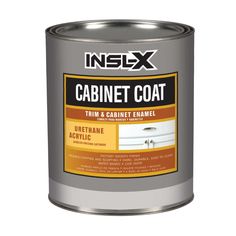 Insl-X Cabinet Coat Semi-Gloss Finish CC66 Quart Painting Oak Cabinets, Acrylic Cabinets, New Kitchen Cabinets, Painting Trim, Oak Cabinets, Kitchen Cabinets In Bathroom, Painting Kitchen Cabinets, Base Cabinets, Interior Trim