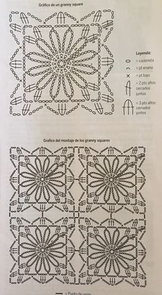 the instructions for crochet lacework