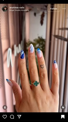 Florida Trip Nails, Vacation Nails Beach Mexico, Beachy Nail Ideas, Fun Vacation Nails, Shark Nails, Bad Nails, Beachy Nails, Punk Nails