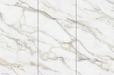 two panels of marble with white and grey veining on them, each panel has three vertical lines in the middle