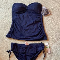 This Is New With Tags And A Size Large Swimsuit For 13 Yo, Tankinis 2000s, 2000s Bathing Suits, Types Of Bathing Suits, Midsize Swimsuit, Y2k Bikinis, Y2k Swimwear, Swim Fits, Modest Bathing Suits