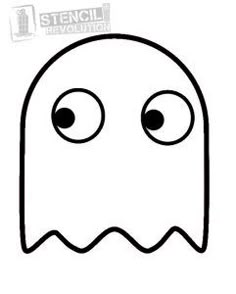 a printable ghost face for halloween