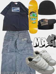 Fall Skater Outfits, Baggy Outfit Ideas, Guys Clothing Styles, Streetwear Fashion Women