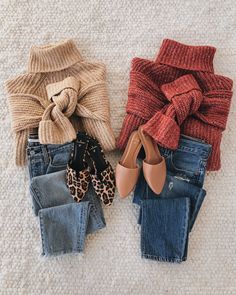 A versatile turtleneck sweater and denim jeans are the perfect winter essentials for chilly weather. Mix and match these staple pieces throughout the season for fresh cozy outfits. #lovelulus Mix & Match, Cozy Outfit, Looks Style, Mode Inspiration, Outfit Idea, Fall Winter Outfits, Outfits Casuales, Jeans Denim, Autumn Winter Fashion