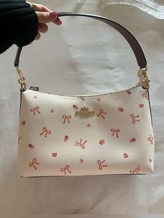 coach bow coquette purse #coachpurse #coquette #bowbag #bows 2024 Style, Pink Bows, Pink Girly Things