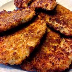 some food is on a white plate and has been cut into four pieces to be eaten