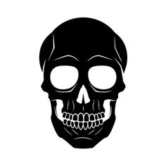 a black and white skull with teeth on a white background royalty illustration stock images, clipping