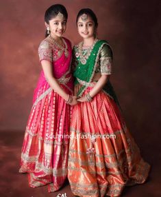 Half Saree Function Dress Ideas, Lehenga Ideas, Saree Function, Kids Lehenga Choli, Saree Lehenga