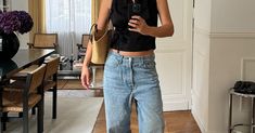 5 Dated Denim Trends I'm Pulling From My Closet Before Fall Arrives Fall Denim Trends, Swimsuit Season, Runway Outfits, Curve Jeans, Fall Denim, Low Rise Jeans, Clothing Styles, Fall 2024