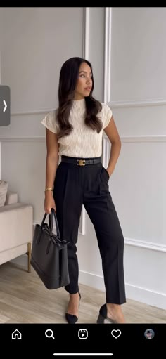 Retail Job Outfit Work Attire, Women's Pant Suits, Work Outfits Women Fall Business Casual, Physician Work Outfits, Corporate Lawyer Outfits, Woman Executive Style, Summertime Office Outfits, Business Outfits Midsize, Work Tops For Women