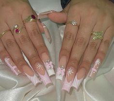 Nails Tech, Princess Nails, Aesthetic Nails, Cute Acrylic Nail Designs, Y2k Nails, Nail Sets, Pink Acrylic, Nails 2024