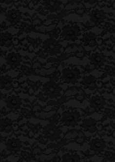 an image of black lace fabric with floral design on it's edges and sides