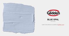 an aqua - colored paint with the words gilden on it