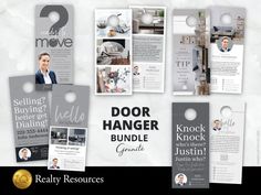 the door hanger bundle includes several different items