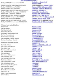 an image of the bible's names and numbers