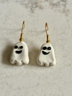 These adorable ghost dangle earrings are anything but scary with their cute, smiley faces. Perfect seasonal accessory for Halloween! Ghost Earrings, Smiley Faces, Smiley, Halloween Shopping, Jewelry Earrings Dangle, Etsy Earrings, Dangle Drop Earrings, Ghost, Dangle Earrings