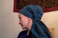 Scarf Head Wrap Tutorial, Wrap Tutorial, Easy Wrap, Chemo Headwear