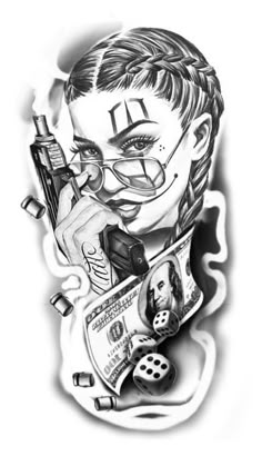 Chicano Tattoos Gangsters, Mafia Tattoo, Tattoo Hd, Og Abel Art, Dollar Tattoo, Chicano Tattoos Sleeve