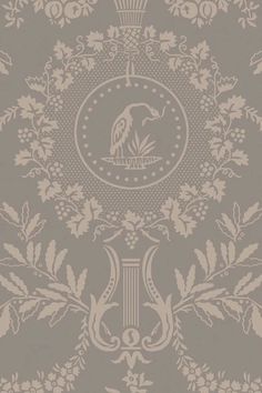 a wallpaper with an ornate design on it