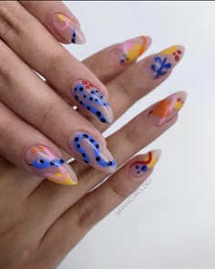 Kitsch Nails, Best Summer Nails, Summer Nails Summer, Nail Design Glitter, Beachy Nails, Summer Nail Designs, Gothic Nails, Broken Nails