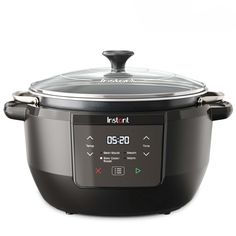 Product details The new Instant® Superior 7.5 qt Chef Series Multicooker, from the makers of Instant Pot®, is the multi-cooker that can sear/sauté, slow cook/roast, steam, warm and more. Use the sauté function to sear the food, then slow cook, adding great flavor all in one pot! Use the cooker’s pre-set temperature settings or adjust the settings to fit your favorite recipes. When you’re done, cleanup is simple with a dishwasher-safe glass lid and ceramic-coated non-stick cooking pot. This do-it-all multi-cooker from Instant will become your go-to cooking appliance, creating deeply flavorful meals at home. Item #: 140-6128-01 4-IN-1 FUNCTIONS: Slow cook/roast, sear/sauté, steam and warm REPLACES 8 COOKING APPLIANCES AND TOOLS: Slow cooker, steamer, sauté pan, saucier, warmer, roaster, brai Slow Cook Roast, Slow Cook, Best Slow Cooker, Pressure Cookers, Slow Cookers, 2023 Christmas, Cooking Appliances, Cooking Area, Cooking Pot