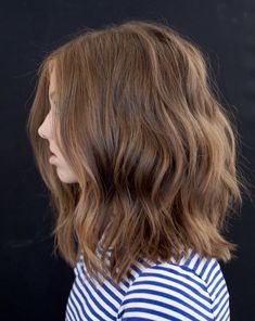 Girls Shoulder Length Haircut Kids, Reign Elizabeth, Midlegth Layers, Anh Co Tran, Fresh Haircut, Wavy Haircuts