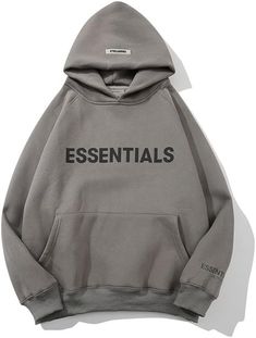 Essentials Hoodie Easy 30 day return policy Essentials Hoodie, Cotton Pullover, Comfortable Outfits, Graphic Hoodies, Zip Hoodie, Hoodie Fashion, Unisex Sweatshirt, Clothing Items, Pullover Hoodie