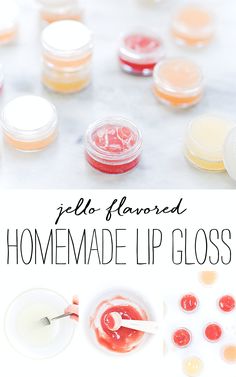 Jello Lip Gloss Recipe, How To Make Lip Gloss Without Vaseline, How To Make Lip Gloss At Home Without Vaseline, How To Make Lip Gloss With Vaseline, Diy Lip Gloss Without Vaseline, Diy Lip Balm Recipes Vaseline, Lip Gloss Homemade Recipes Easy Diy, Recipes Using Jello, Diy Lip Gloss With Vaseline