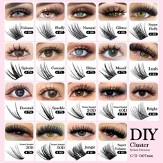 Mix Color 144 Russian Volume YUANZHIJIE False Eyelashes Natural Soft DIY Cluster Segment Lashes Cute Deer Rainbow Eyelashes Types Of Lash Extension Styles, Rainbow Eyelashes, Black Terrier, Eyes Care, Diy Lashes, Cluster Eyelash Extensions, Maquillage On Fleek