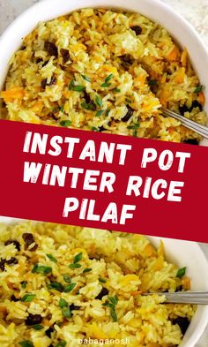 Vegan instant pot rice pilaf made for winter holiday food recipes. Instant Pot Rice Pilaf Recipes, Flavored Rice Instant Pot, Instant Pot Rice Pilaf, Rice Pilaf Recipe Easy Instant Pot, Rice Pilaf Instant Pot, Rice Recipes Instant Pot, Instant Pot Rice Recipes, Savoury Rice Recipe, Flavored Rice Recipes