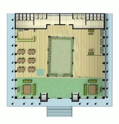 the floor plan for an office building