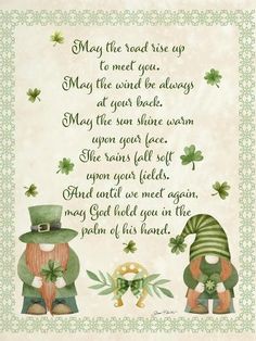 an irish poem with two lepreite gnomes