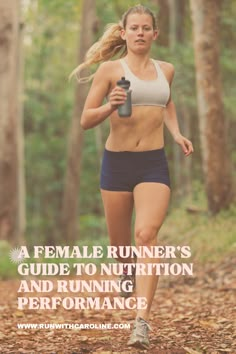 a female runner's guide to nutrition and running performance