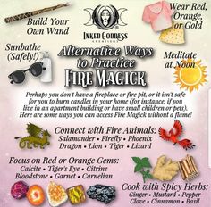 Fire Altar, Fire Magick, Fire Magic, Orange Gem, Magic Day, Kitchen Witchery