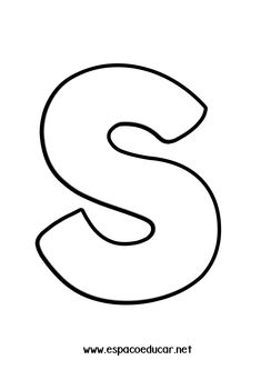 the letter s is made up of black and white lines, which are outlined in an outline