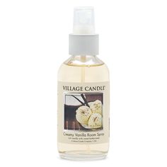 This decadent room spray is truly a treat for the senses! Notes of rich vanilla and buttercream provide a warm, fragrant aroma thats sure to sweeten up any space.In 1993, Village Candle flickered into life on a tiny, two-pot stove. Born from a passion for New England craftsmanship that still burns strong to this day, this Maine-based company is now a global scent-sation, creating superior low-smoke candles with rich, memorable fragrances. Made with care and trimmed by hand, these candles brighte Vanilla Bath Salts, Stuff To Buy For Your Room, My Wishlist Ideas, Vanilla Room Spray, Decorating With Candles, Vanilla Room, Room Perfume, Vanilla Candles, Dining Room Buffet Table