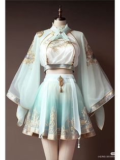 Chinese Fancy Dress, Fest Outfits, Old Fashion Dresses, Fashion Drawing Dresses, Dress Design Sketches, Gowns Prom, Kawaii Fashion Outfits, Gowns Wedding, Fairytale Dress