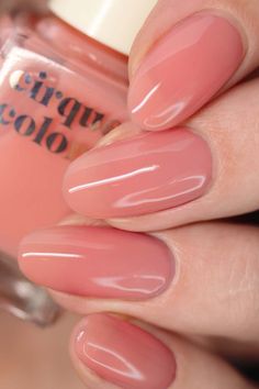 Peach Jelly Simple Gel Nails Spring, Summer Nails Coral Pink, Peach Manicure, Jelly Pink Nails, Uñas Color Coral, Coral Pink Nails, Army Nails, Nails Jelly, Peach Jelly