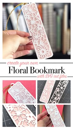 how to make a bookmark with stencils from the paper quirky blog