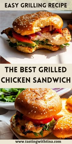 the best grilled chicken sandwich recipe