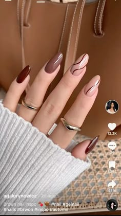 Cute Fall/winter Nails, Nail Design Fall 2024, Animal Inspired Nails, Cute Nail Ideas For Summer 2024, Nails Fall Design, Nail Art Designs Fall, Nails Design For Summer, Design Nails Art, Fur Nails