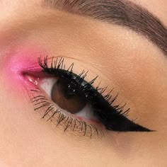 Pink Eye Makeup Looks, Pastel Eyeshadow, Pink Eye Makeup, Pink Eye