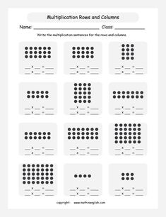 the worksheet for addition rows and columns to help students practice their math skills