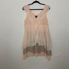 H&M Ruffle Baby Doll Dress. Neutral Shades, Never Worn. Size 12 Thank You For Checking Out My Closet If You See Multiple Items In My Closet That You Like Please Let Me Know I Will Bundle The Items For You. Orders $100+ Free Shipping!! Happy Shopping Tiered Pink Tops For Spring, H&m Summer Dresses With Ruffles, H&m Beige Mini Dress For Summer, H&m Pink Sleeveless Dress, H&m Ruffled Dresses For Spring, H&m Flowy Ruffle Dresses, Flowy Ruffled Dresses By H&m, H&m Flowy Ruffled Dresses, Casual Pink Mini Dress By H&m