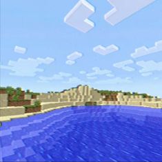 an image of the water in minecraft